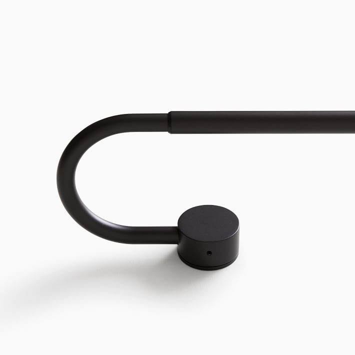 Swoop Adjustable Blackout Curtain Rod (Dark Bronze)