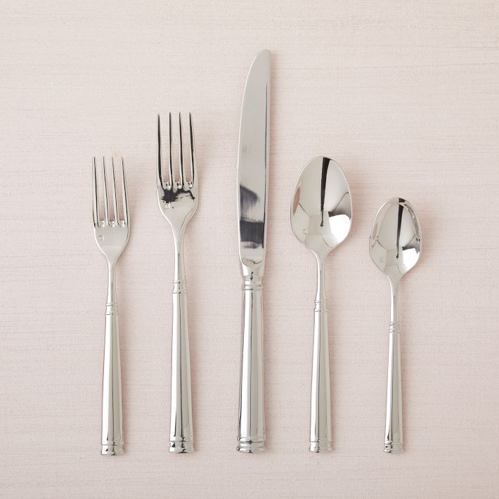 Bistro Mirrored Stainless Steel Flatware Sets