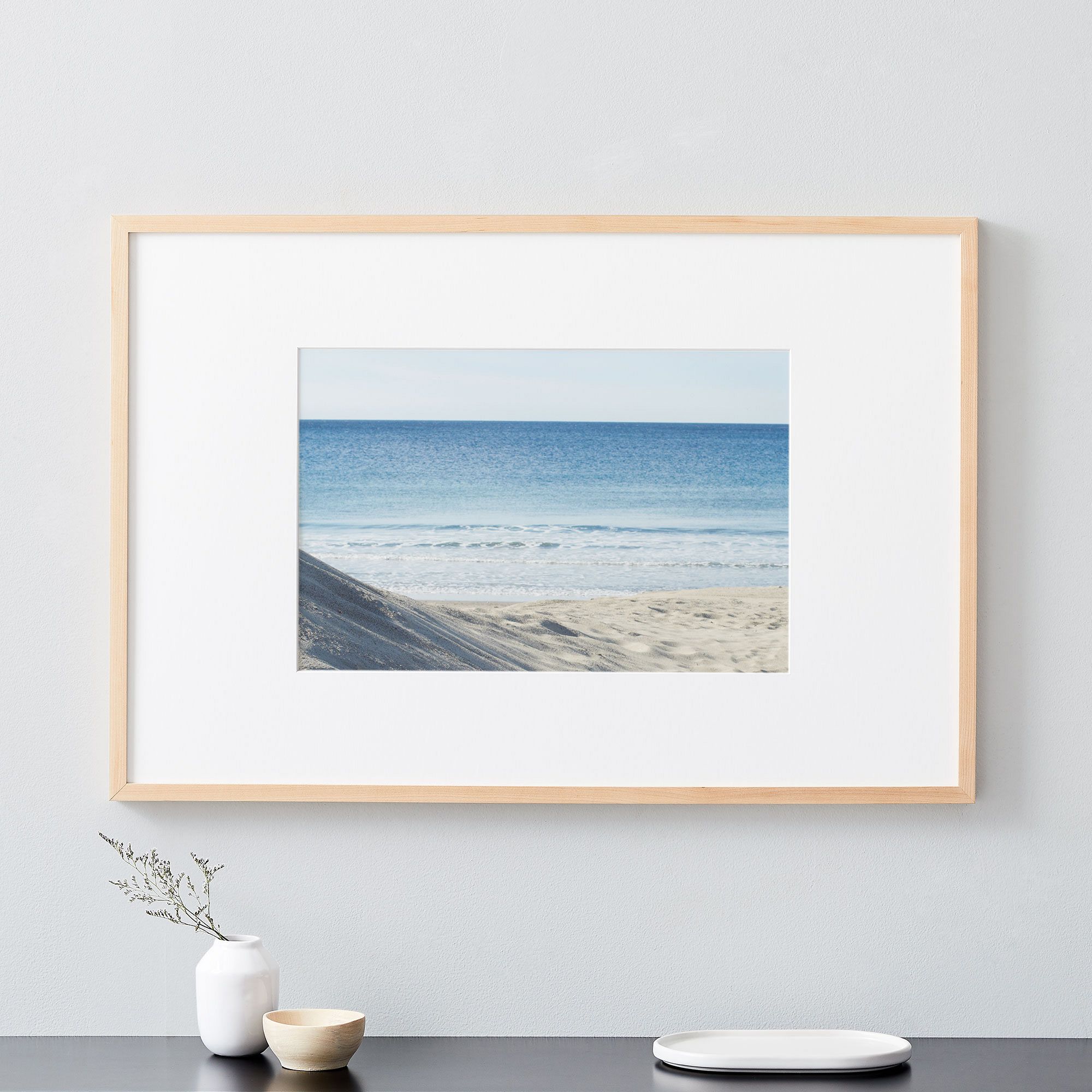 Simply Framed Oversized Gallery Frame - Natural Wood