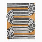 Swoosh Tufted Wool Rug