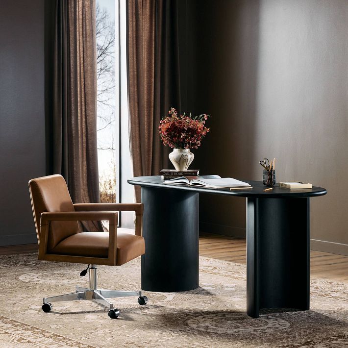 Aivana Oval Desk (65&quot;)