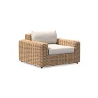 Westport Outdoor Lounge Chair Cushion Cover, Sunbrella® Canvas, Natural