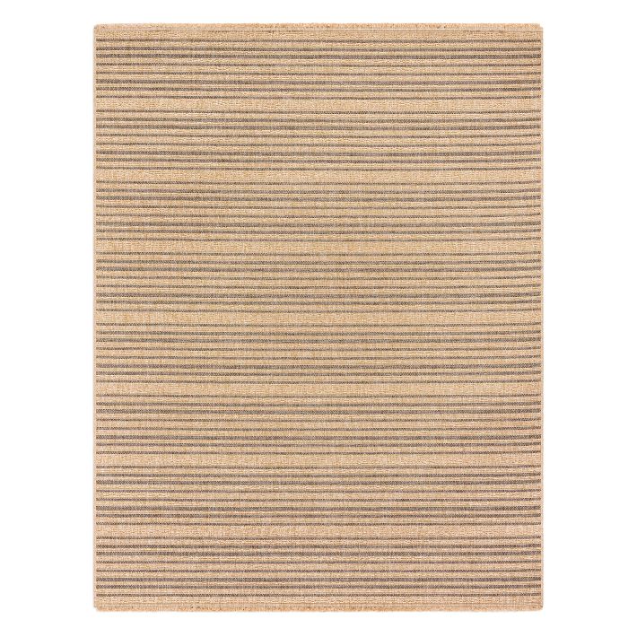 Striped Outdoor Performance Rug | West Elm