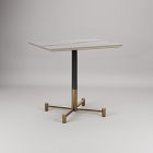 Branch Rectangle Dining Table &ndash; Porcelain w/ Protective Metal Bumper