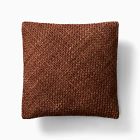 Heathered Basketweave Wool Pillow Cover
