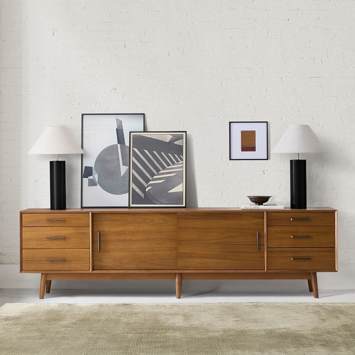 Mid-Century Media Console (96&quot;)