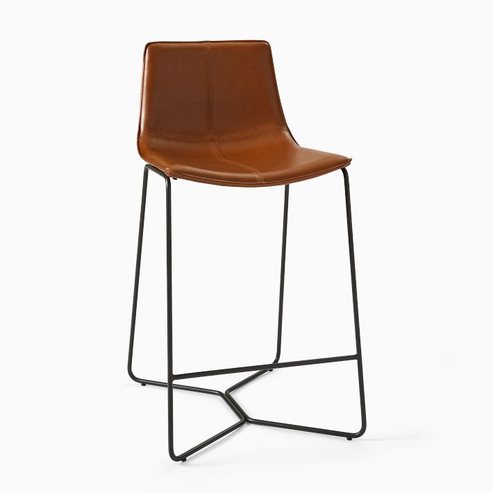 Open Box: Slope Leather Counter Stool