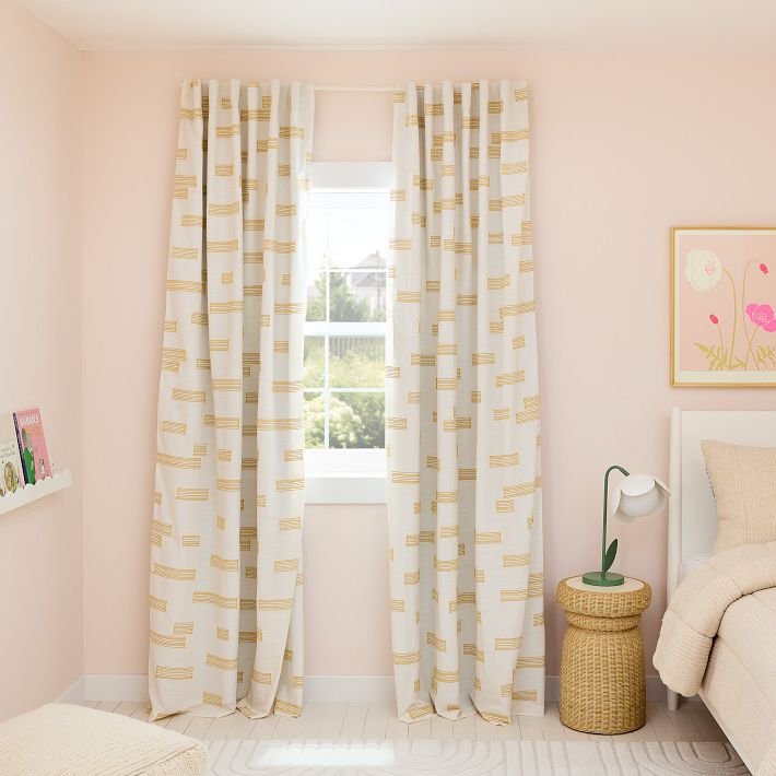 Kids Clipped Blocks Blackout Curtain