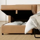 Harris Leather 2-Piece Sleeper Sectional w/ Storage Chaise (108&quot;)