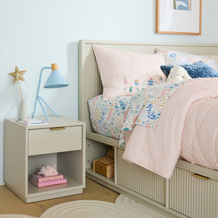 Girls Kids Bedroom Table Penny Bedside Table Pottery Barn Kids