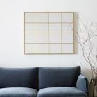 Raven Window Metal Wall Mirrors - 33&quot;W x 28&quot;H