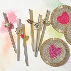 Joanna Buchanan Lucky Charm Cocktail Straws (Set of 6)