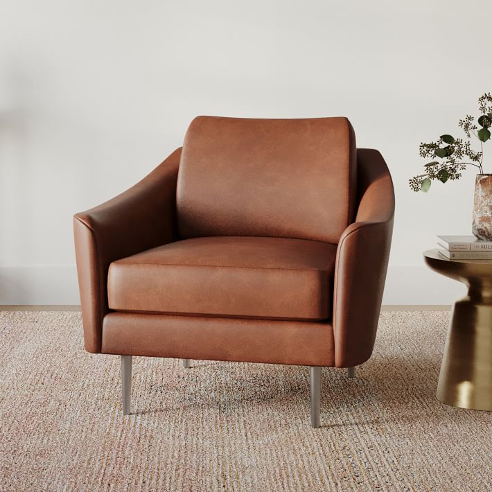 Sloane Leather Chair West Elm