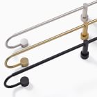 Swoop Blackout Curtain Rod - Antique Brass