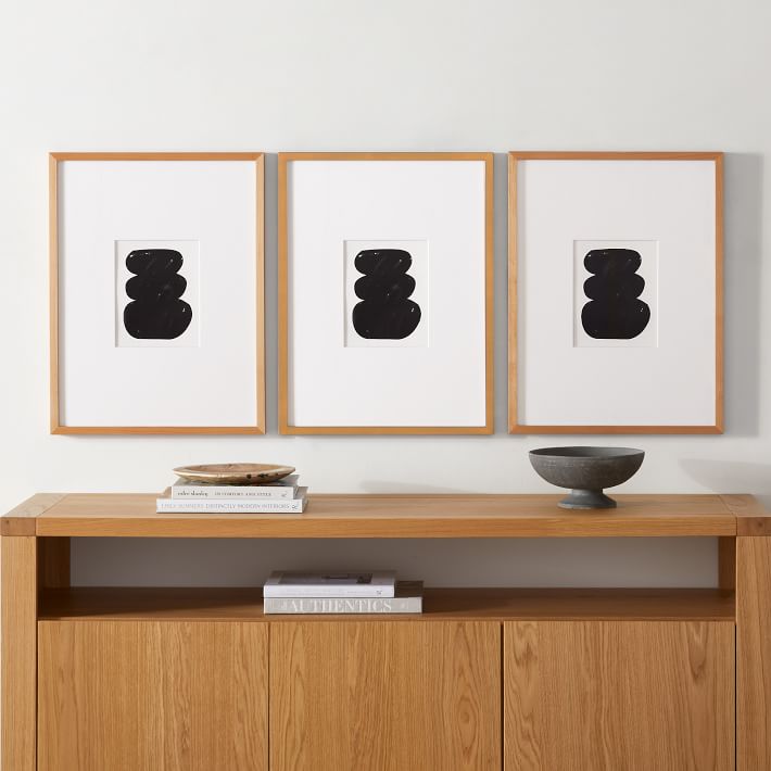 Multi-Mat Wood Gallery Frames - Wheat