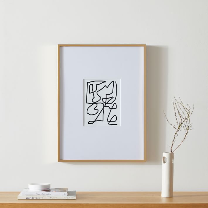 Multi-Mat Metal Gallery Frames - Polished Brass