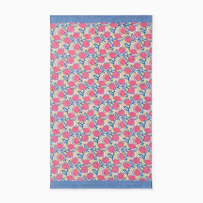 Vine Floral Beach Towel