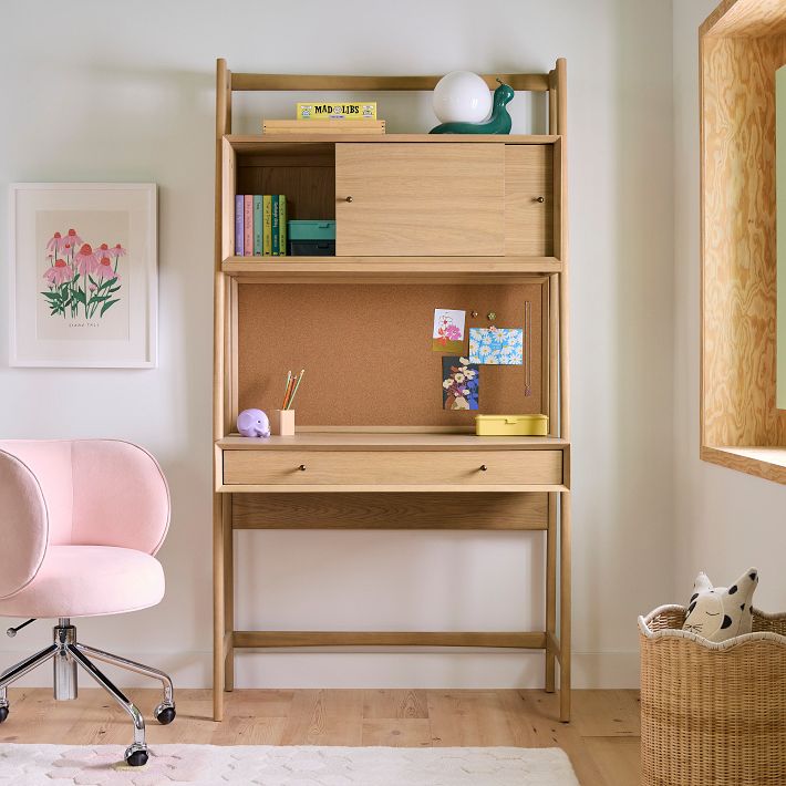 Mid-Century Smart Wall Desk (38