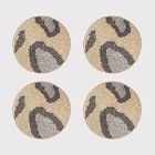 Joanna Buchanan Animal Print Beaded Coasters (Set of 4)