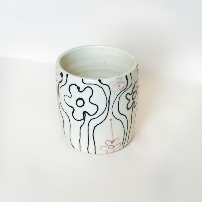 Keraclay Floral Cup