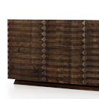 Ridged Doors Media Console (78&quot;)