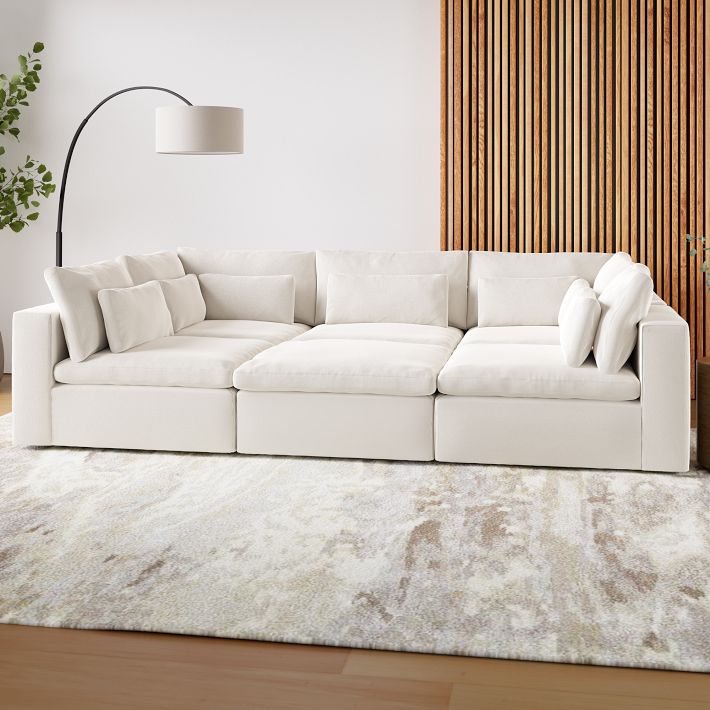 Harmony Modular 6-Piece Pit Sectional (121&quot;)