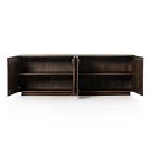 Ridged Doors Media Console (78&quot;)