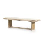 Yvette Upholstered Dining Bench (74")