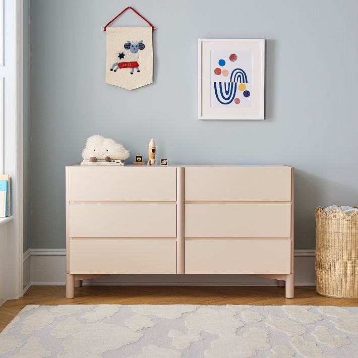 Kids Moon 6-Drawer Dresser (54.5&quot;)