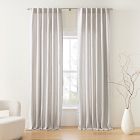 European Flax Linen Curtain - Pearl Grey