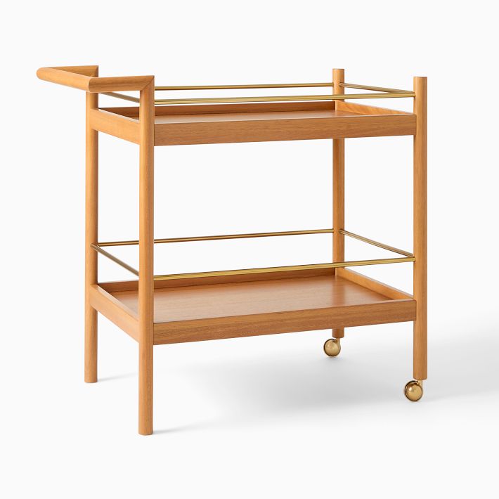 Mid-Century Bar Cart (32")