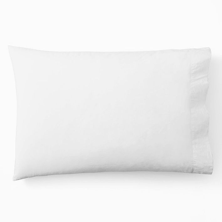 Organic Washed Cotton Percale Pillowcases