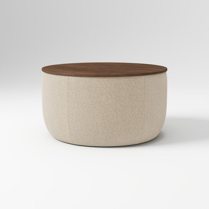 Open Box: Upholstered Storage Base Ottoman