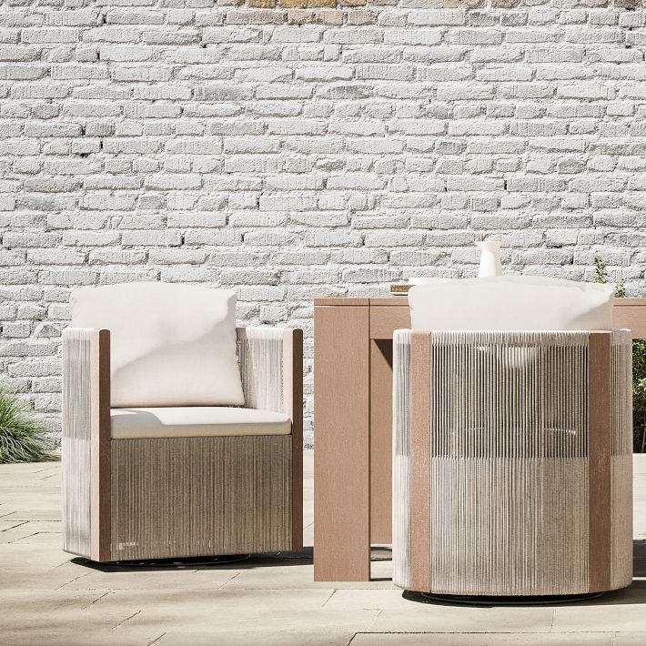 Porto Outdoor Swivel Dining Chair