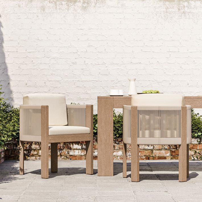 Porto Outdoor Dining Chairs Set of Stylish Durable West Elm