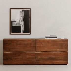Snyder 4 Drawer Dresser Brown