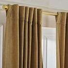 Cotton Velvet Light-Filtering Curtain