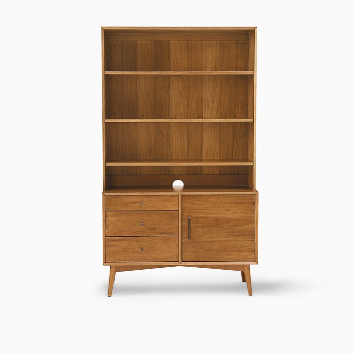 Mid-Century Media Tower - Wide (Acorn), Entertainment Center