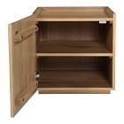 Modern Paneled Wood Nightstand (18&quot;)