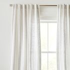 Textured Luxe Stripe Linen Curtain