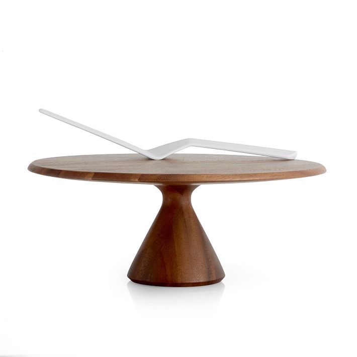Nambe Quatro Cake Plate &amp; Server