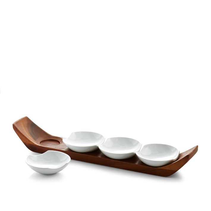 Nambe Quatro Snack & Serve Set