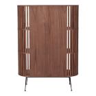 Rounded Wood Slats Shelf