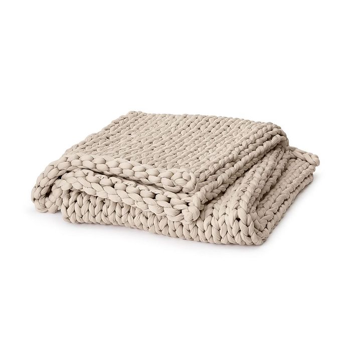 Bearaby Napper Weighted Blanket, 10lb, Driftwood