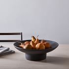 Pure Ceramic Footed Decorative Bowl