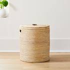 Wooden Handle Lidded Hampers
