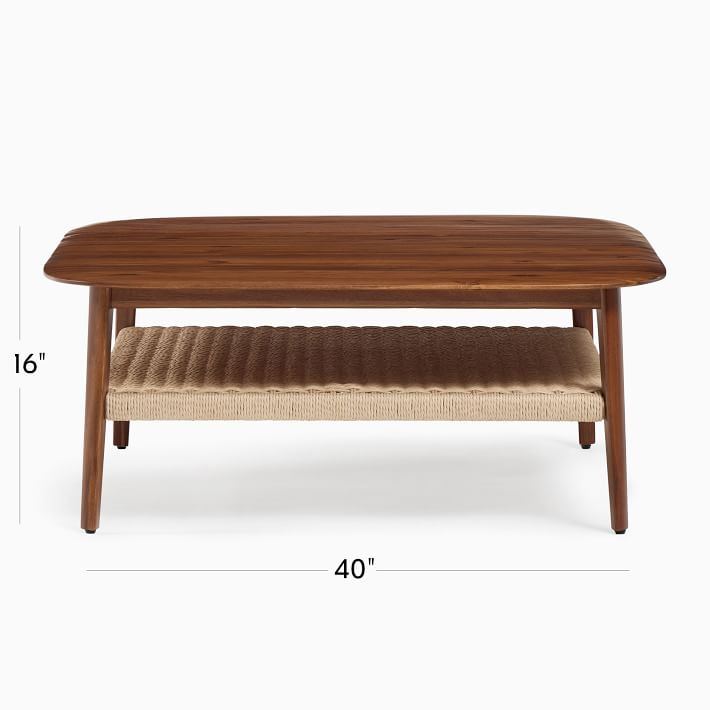 Chadwick Mid-Century Square Coffee Table | Media & Console