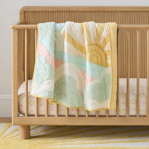 Sunny Sky Toddler Quilt : Toddler Quilt : Honey