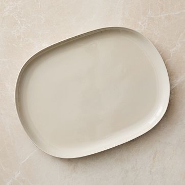 Aaron Probyn Kaloh Serveware, Large Platter, Stone, Speckled