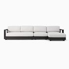 Telluride Aluminum Outdoor 3-Piece Chaise Sectional (148&quot;)